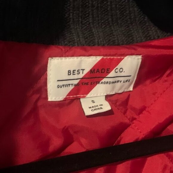 Best Made Co Nordic-Inspired Lined Sweater Coat - Mens Small - Picture 6 of 6